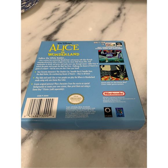 Walt Disney's Alice in Wonderland (Nintendo Game Boy Color, 2000 - Picture 2 of 6